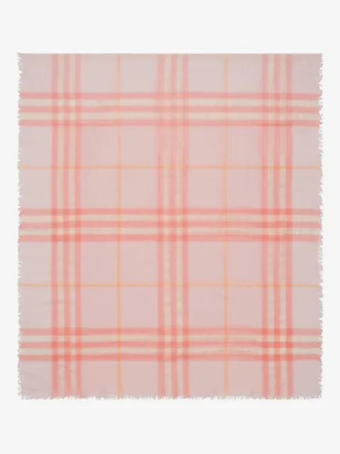 Burberry шерстяной шарф в клетку