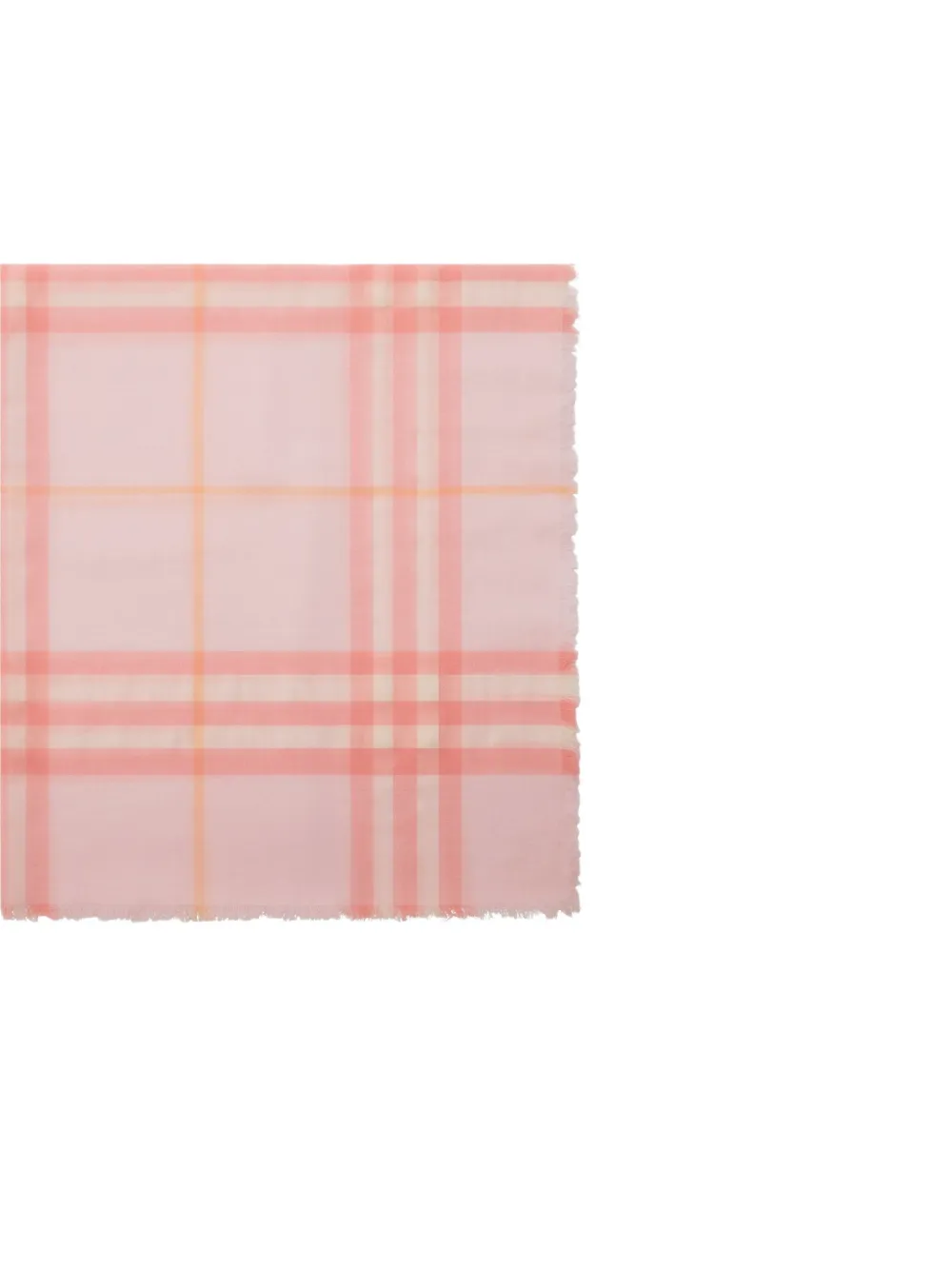 Burberry Geruite sjaal Roze
