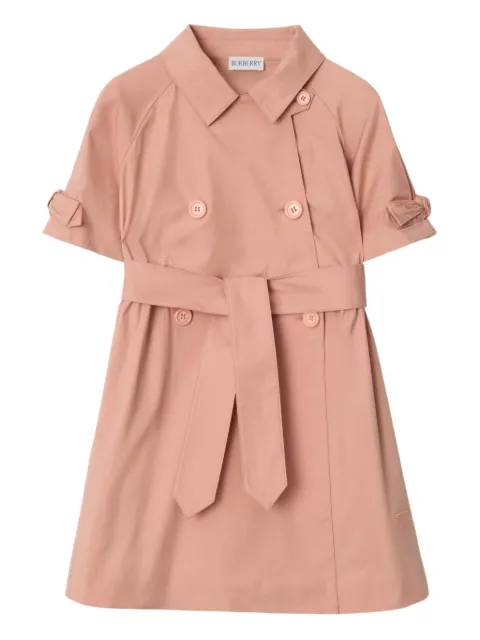 Burberry Kids vestido con cinturón