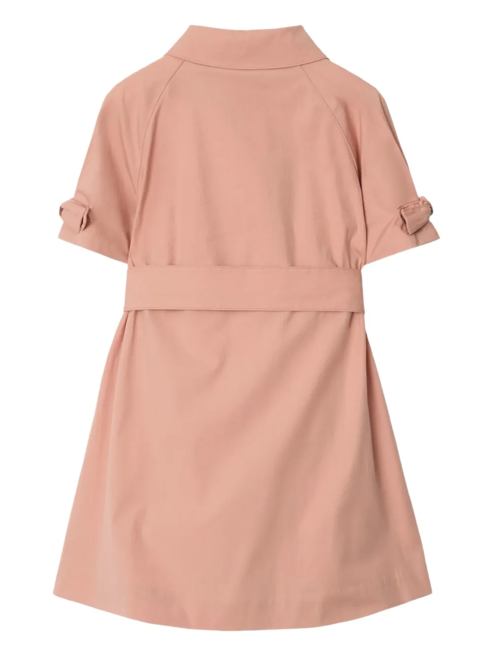 Burberry Kids Jurk met ceintuur Roze