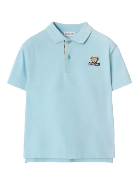Burberry Kids cotton polo shirt