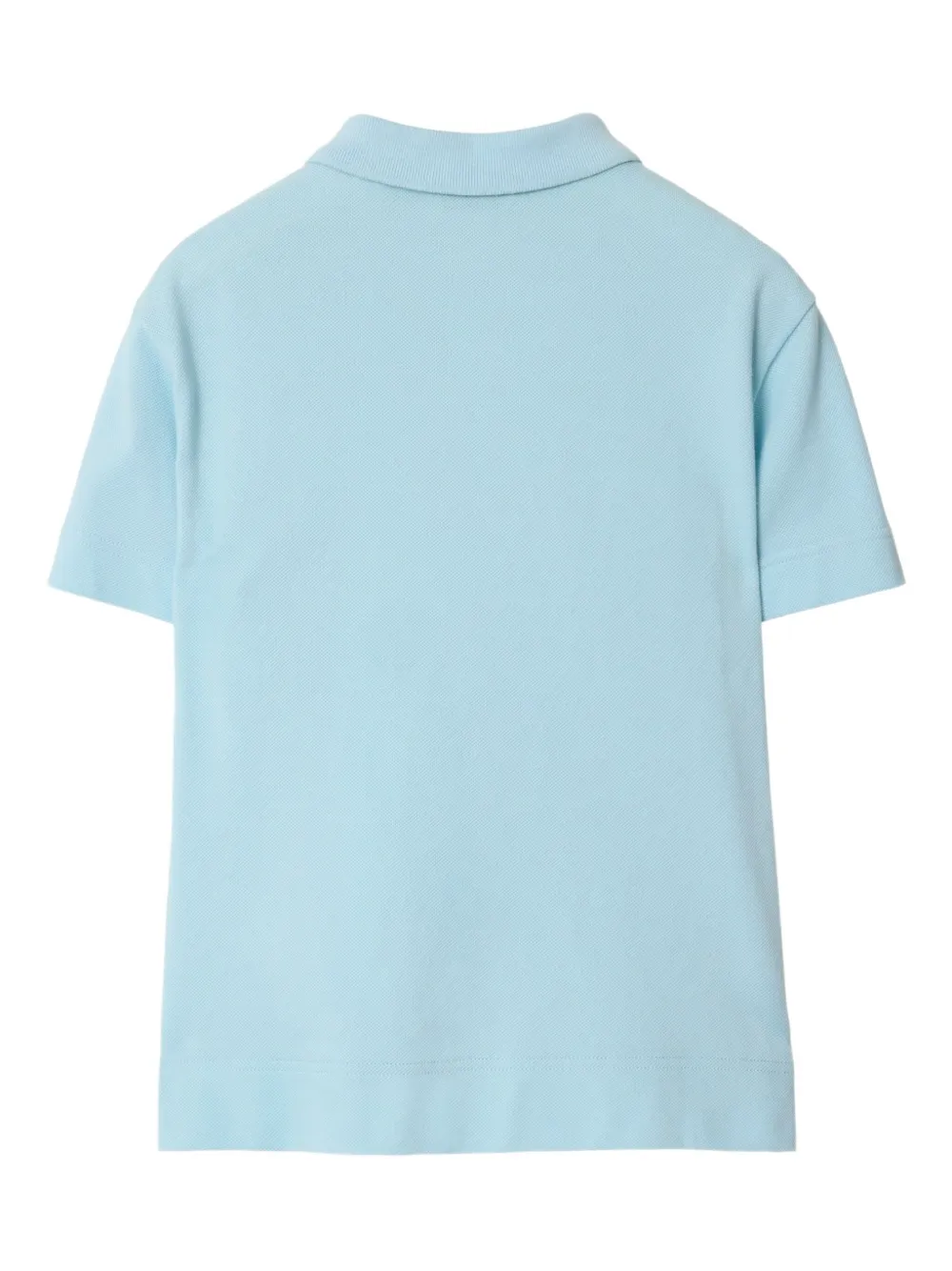Burberry Kids Katoenen poloshirt Blauw