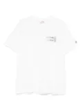 MC2 Saint Barth slogan-embroidered T-shirt - White