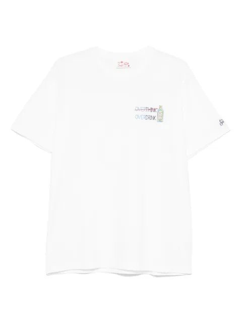 MC2 Saint Barth slogan-embroidered T-shirt