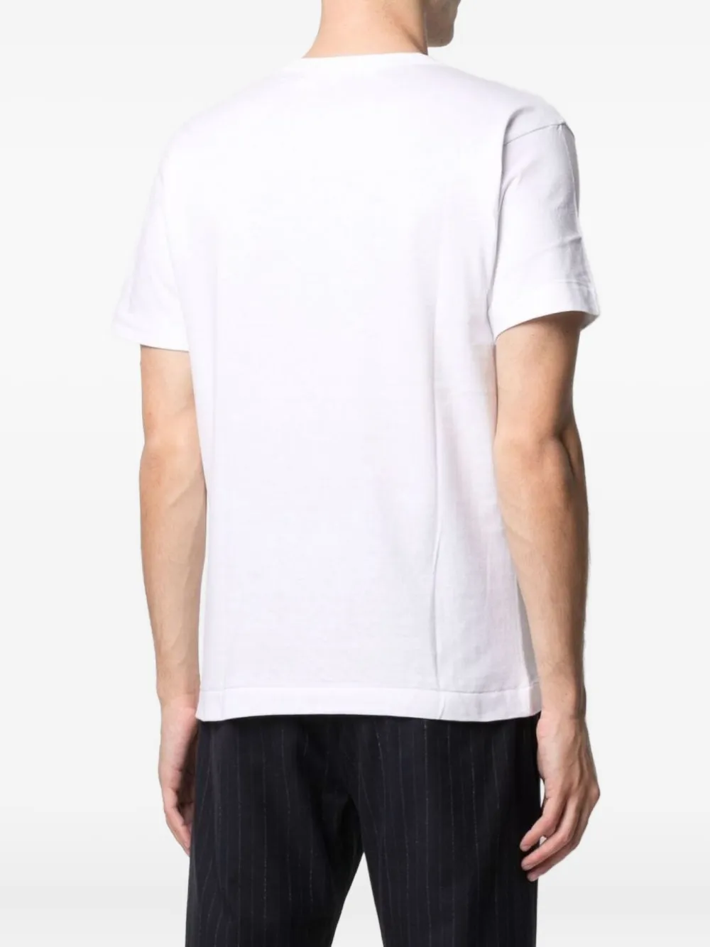 Comme Des Garçons Play Heart-print Cotton T-shirt In Multi