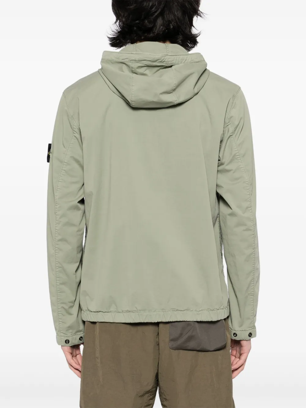 Stone Island Jack met capuchon Groen