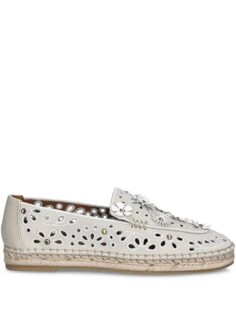 Kurt Geiger London Flower broderie-anglaise espadrilles