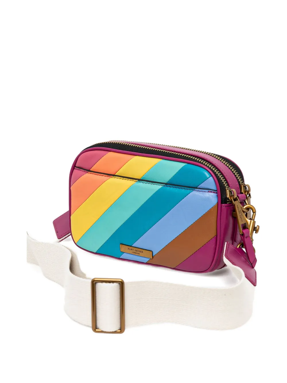 Kurt Geiger London mini Kensington Rainbow Camera crossbody bag | Mini Bags | Image 2
