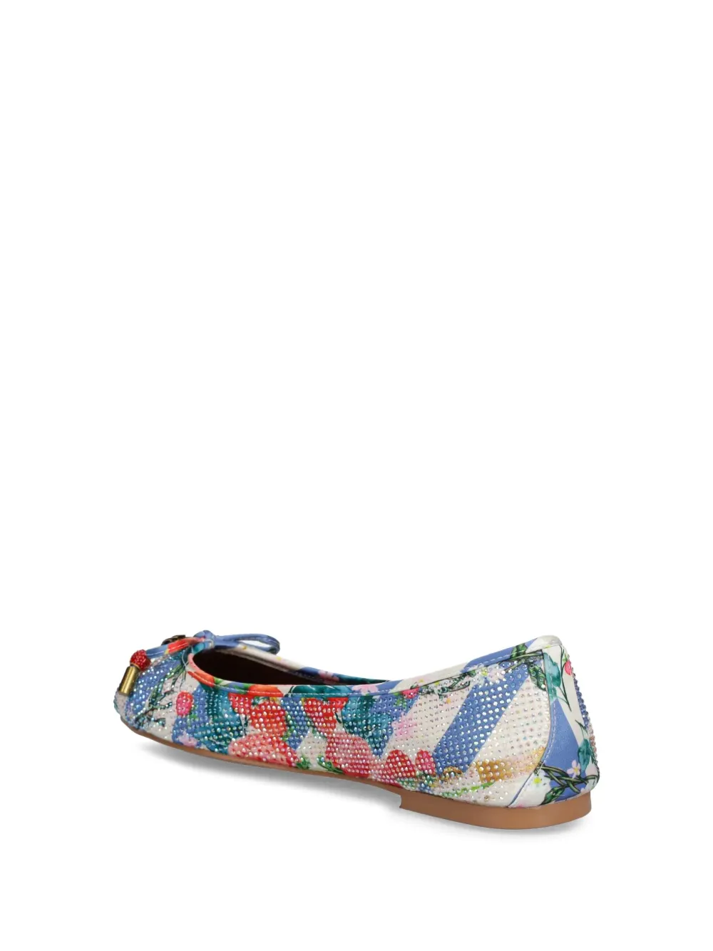 Kurt Geiger Leather Ballet Flats In Multi