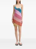 Kurt Geiger London Rainbow stripe mini dress - Pink