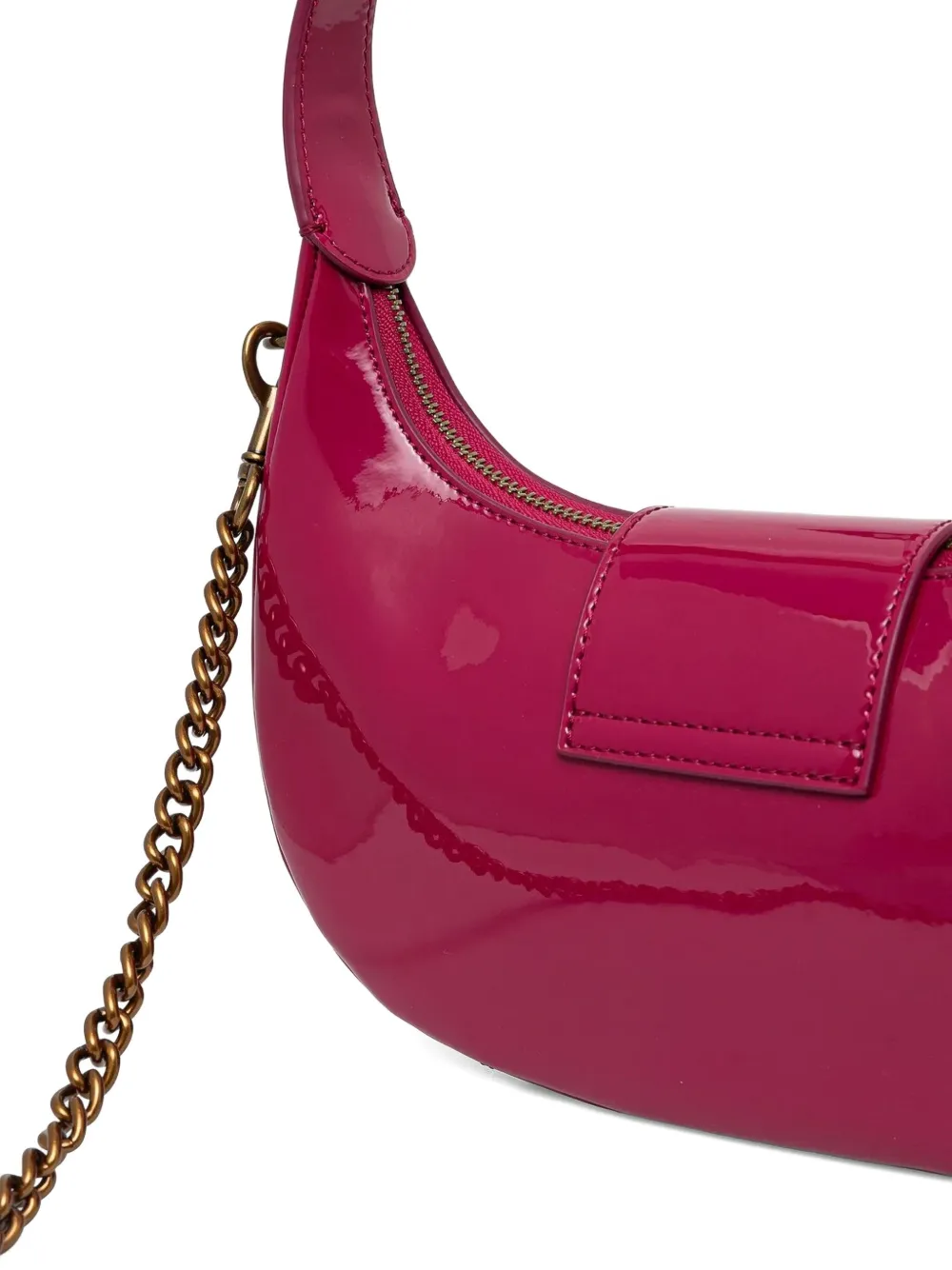 KURT GEIGER CHELSEA PATENT LEATHER SHOULDER BAG 