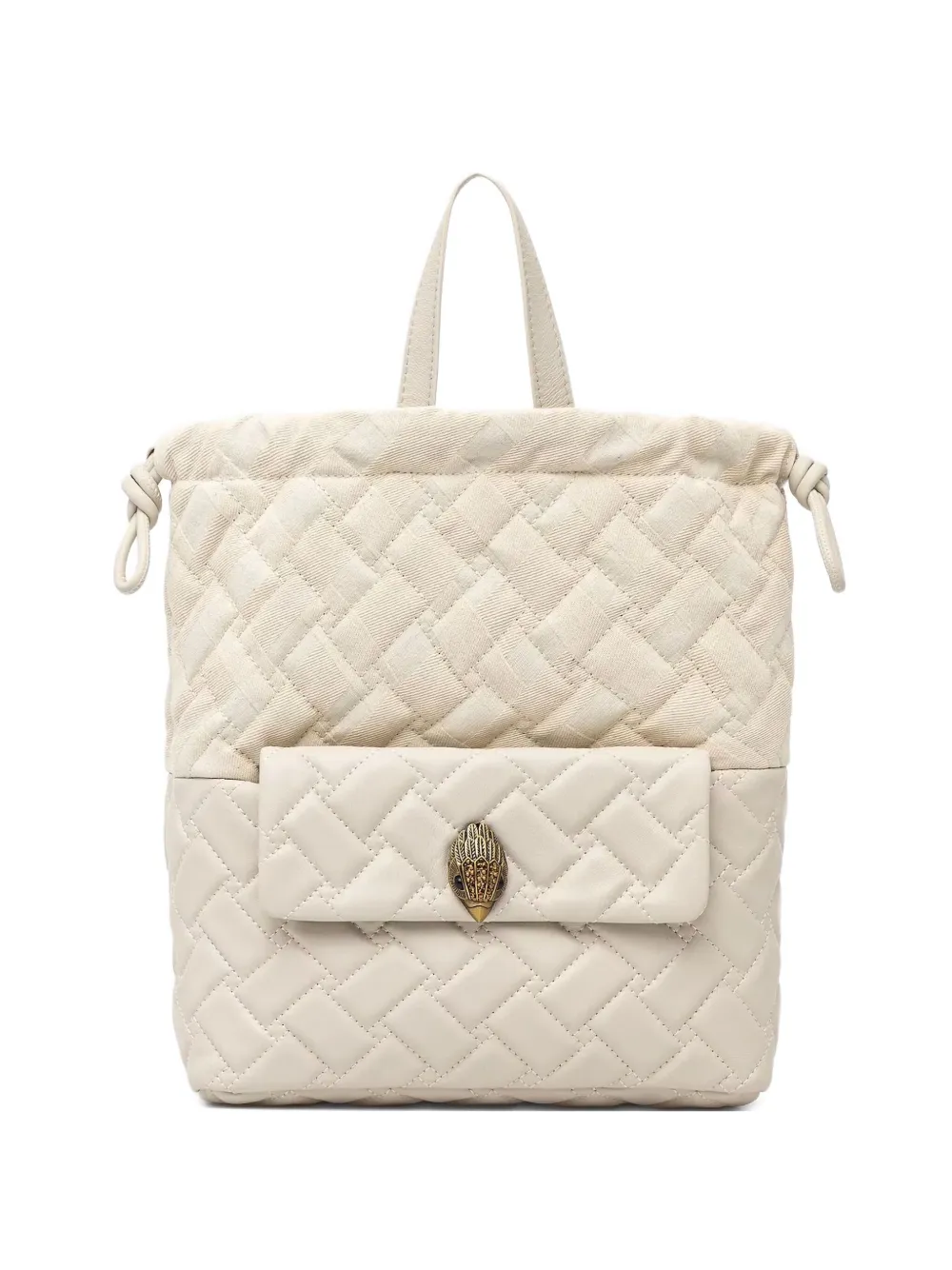 Kurt Geiger Kensington Quilted Drawstring Backpack