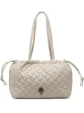 Kurt Geiger London quilted drawstring tote bag - Neutrals