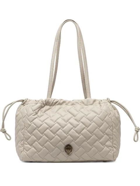Kurt Geiger London quilted drawstring tote bag