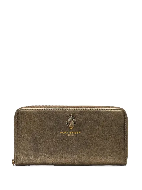 Kurt Geiger London leather zip-around wallet