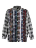 Needles checked cotton shirt - Grey