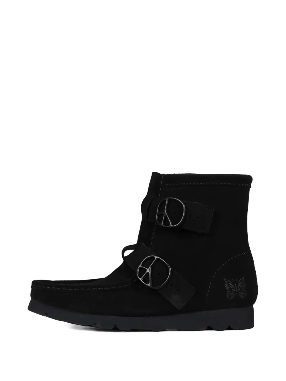 Needles buckled boots Black