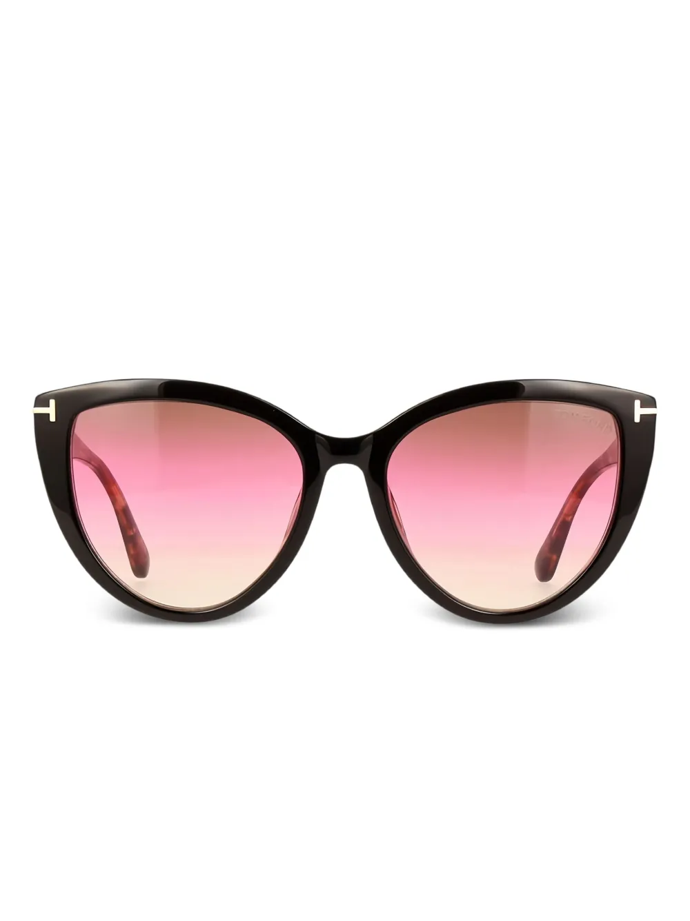 TOM FORD Zonnebril met cat-eye montuur Zwart