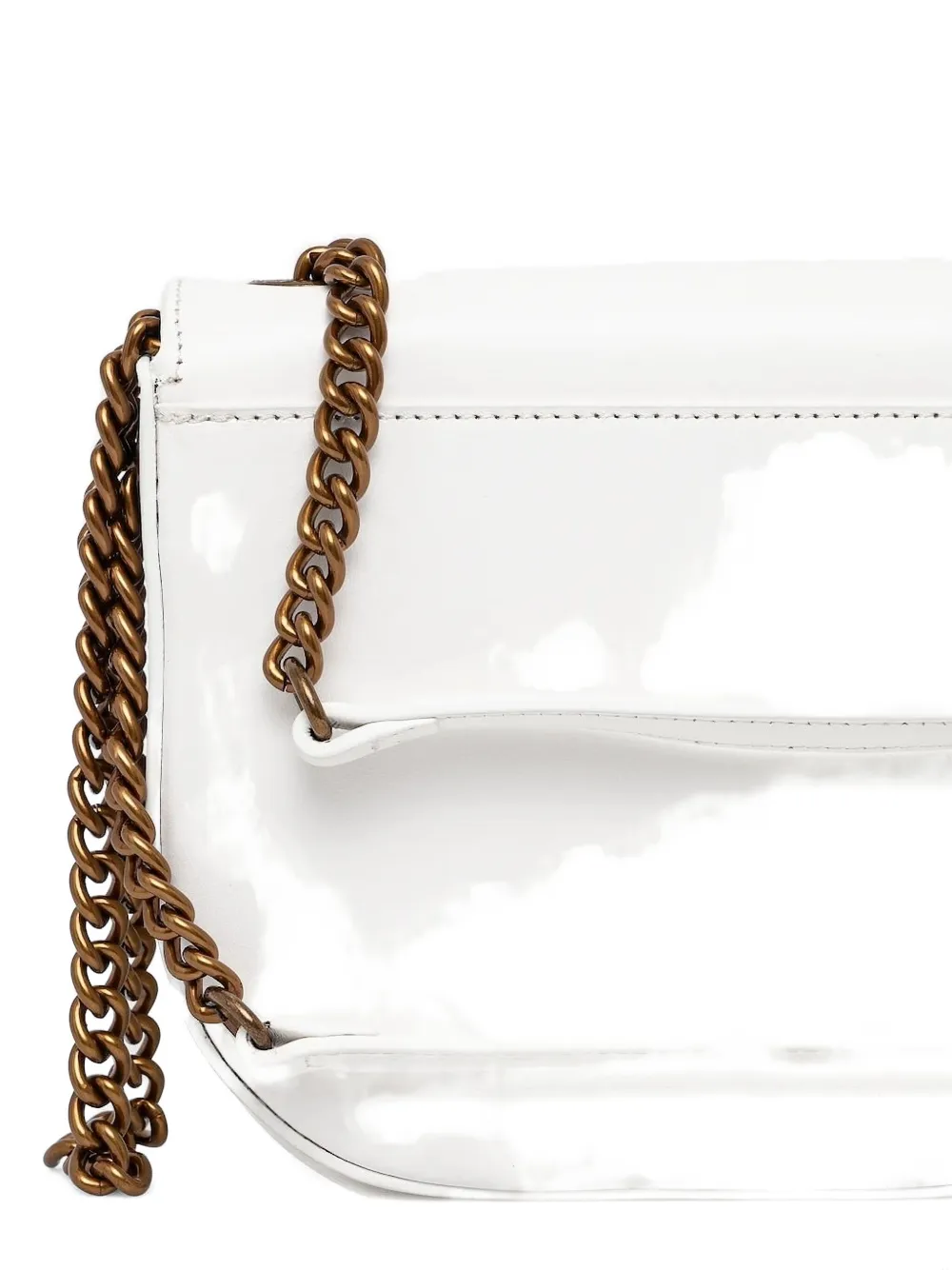 Kurt Geiger Logo-plaque Chain Bag In White