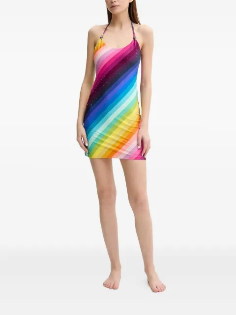 Kurt Geiger London rainbow mini dress