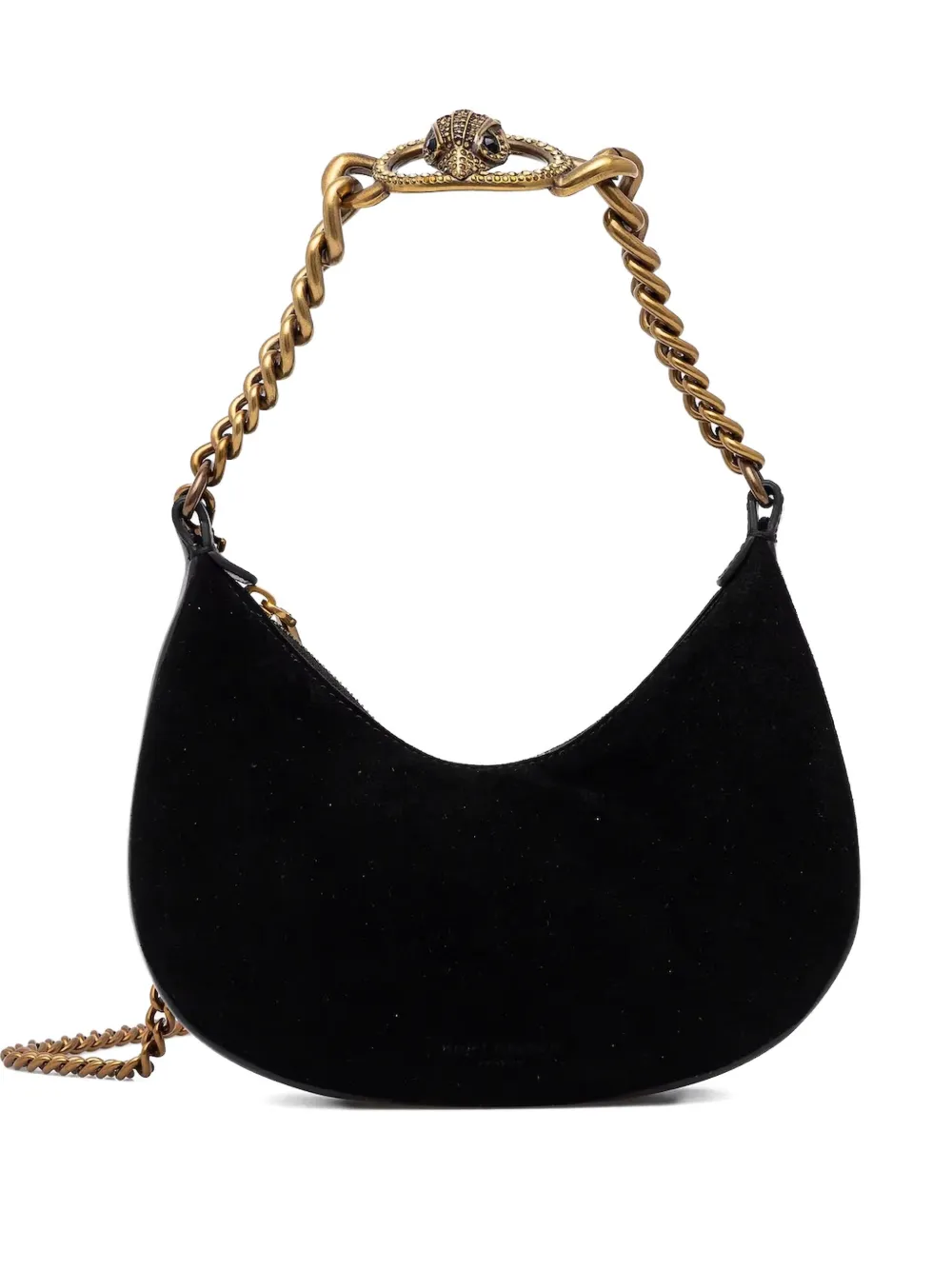 Shop Kurt Geiger Chelsea Chain-handle Suede Handbag