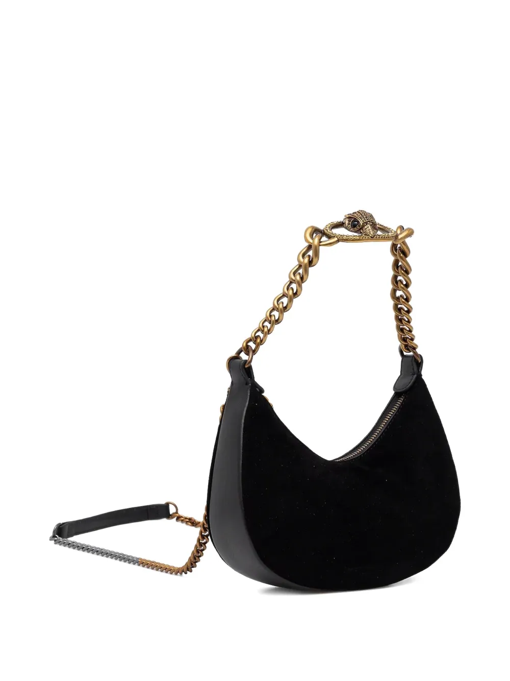 Kurt Geiger London Chelsea suède handtas met handgreep - Zwart