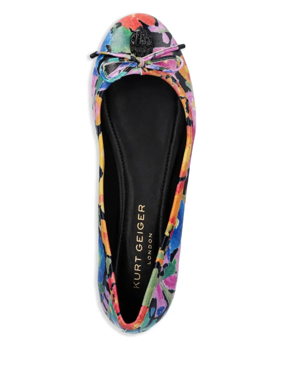 Kurt Geiger Eagle Ballet Flats In Multi