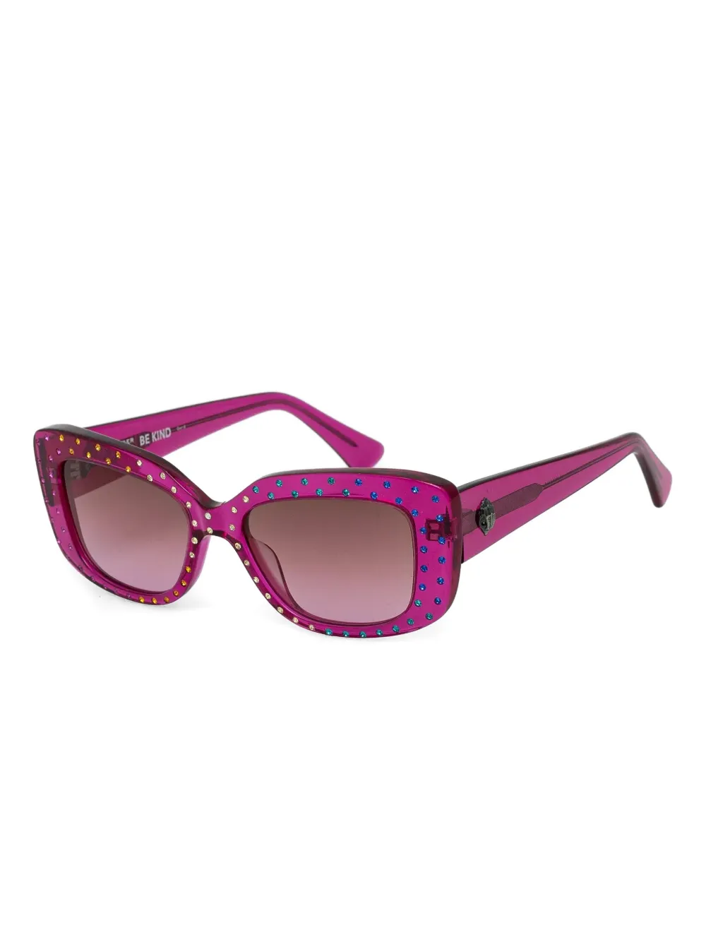 Kurt Geiger London Shoreditch Gem zonnebril - Roze