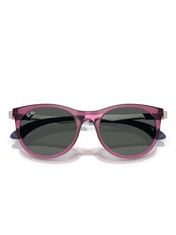 Ray-Ban Occhiali Da Sole Tondi Rosa FARFETCH IT