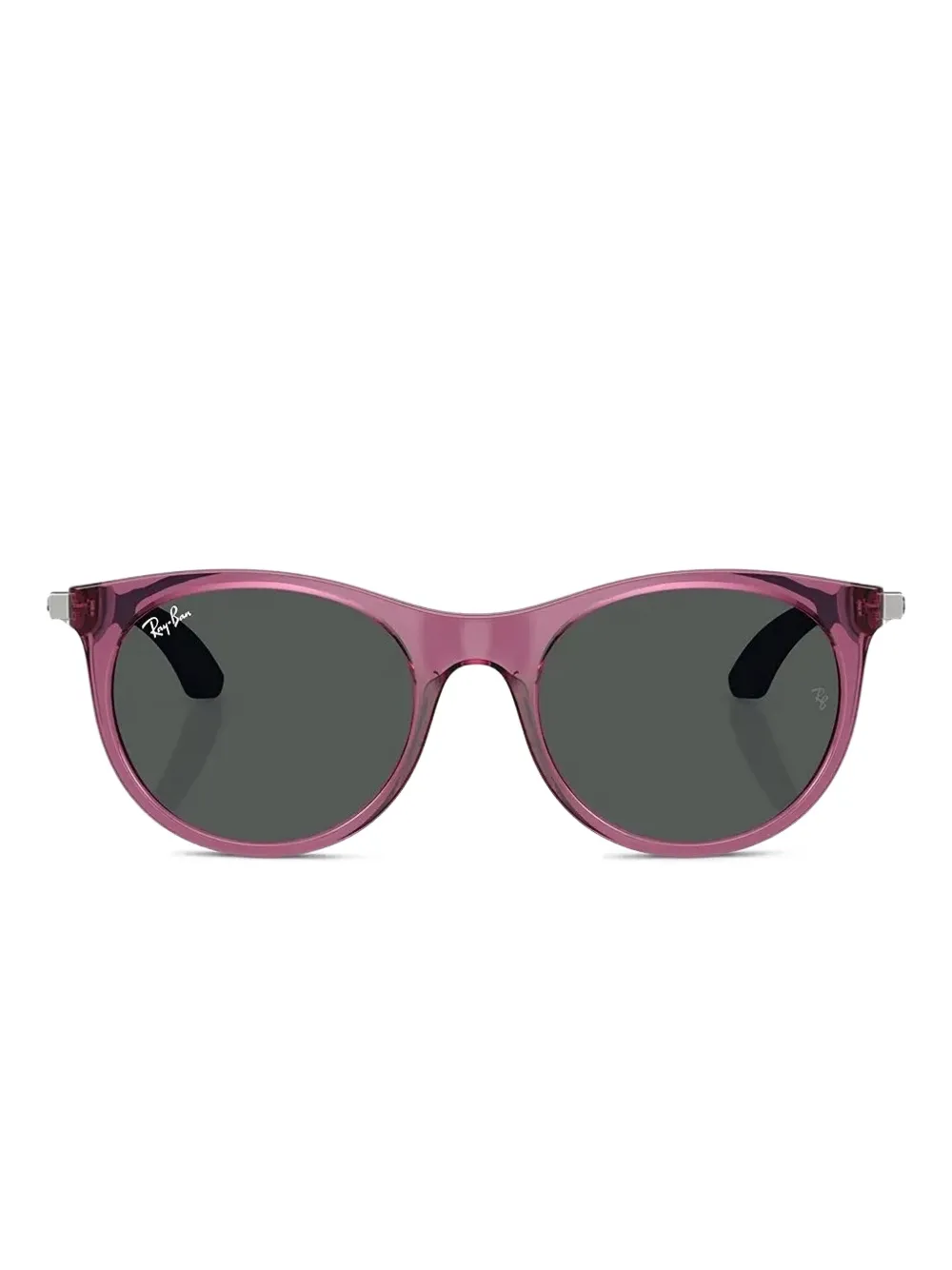 Ray-Ban ラウンドフレーム サングラス - ピンク Ray-Ban ラウンドフレーム サングラス - ピンク