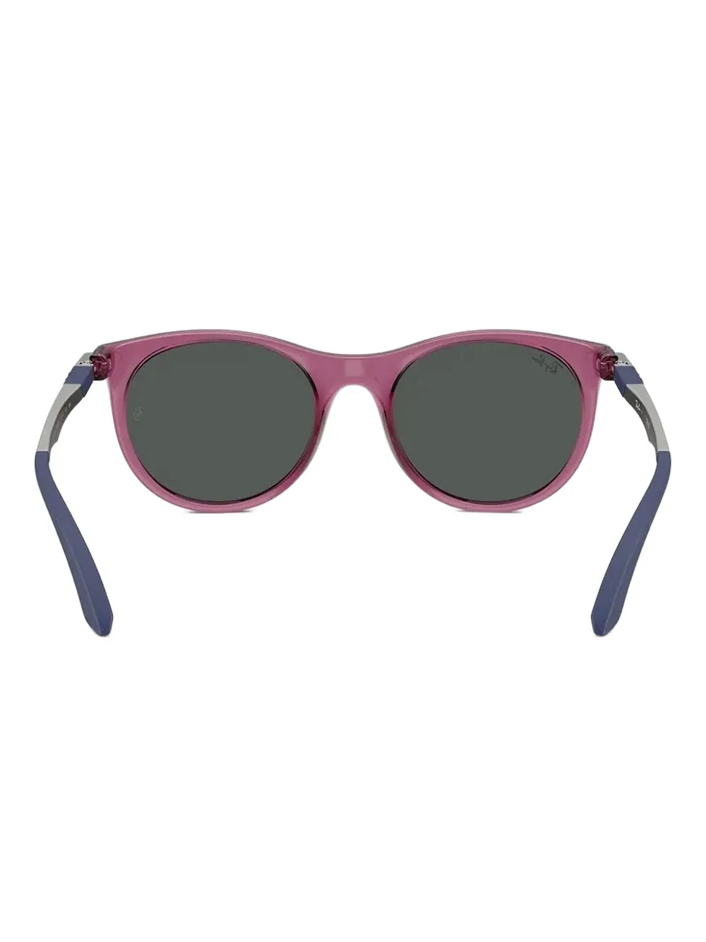 Ray-Ban Zonnebril met rond montuur Roze