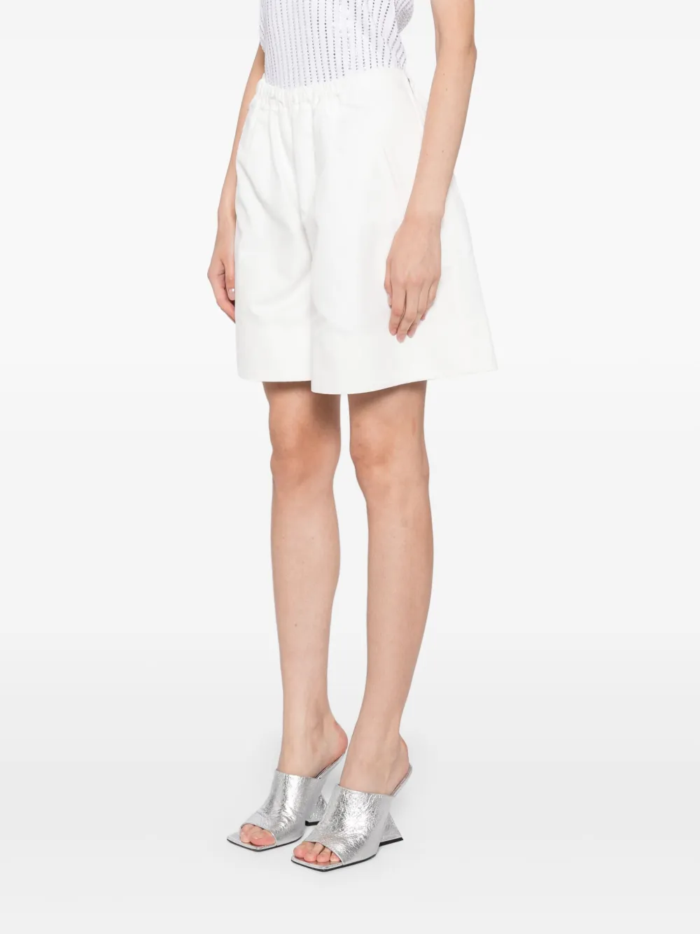 Niccolò Pasqualetti Cotton Shorts In White