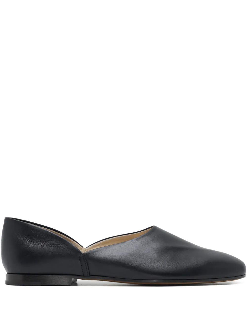 Maison Margiela Leren loafers Zwart