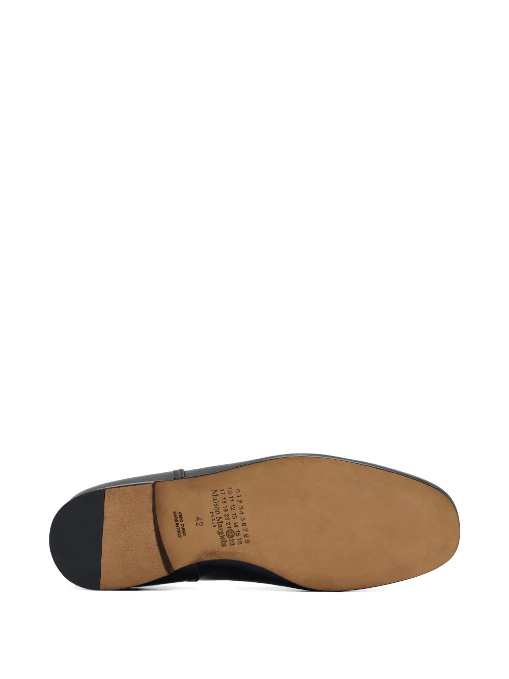 Maison Margiela Leren loafers Zwart