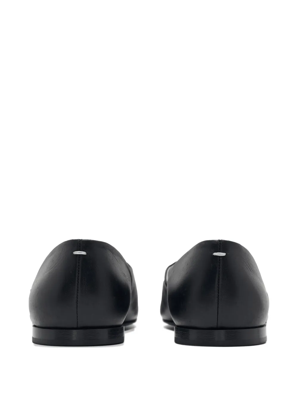 Maison Margiela Leren loafers Zwart