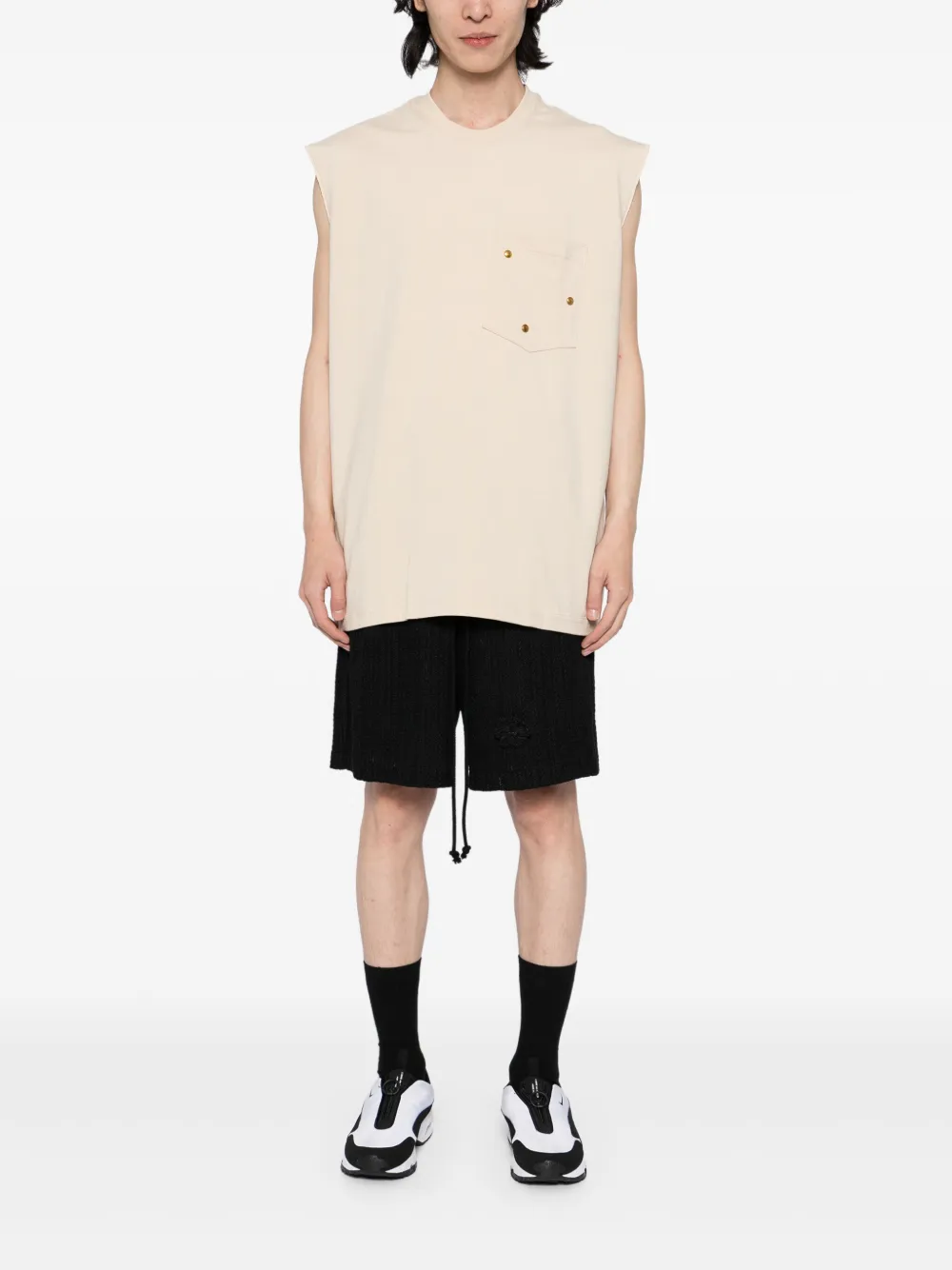 Song For The Mute Arabesque gilet - Beige