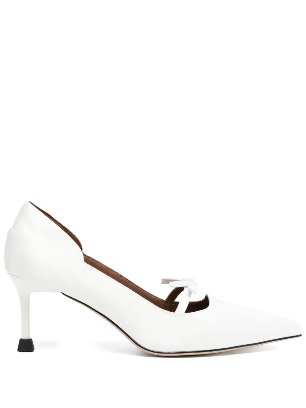SHUSHU TONG 80mm pointed-toe pumps White