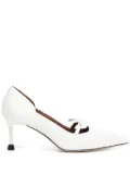 SHUSHU/TONG 80mm pointed-toe pumps - White