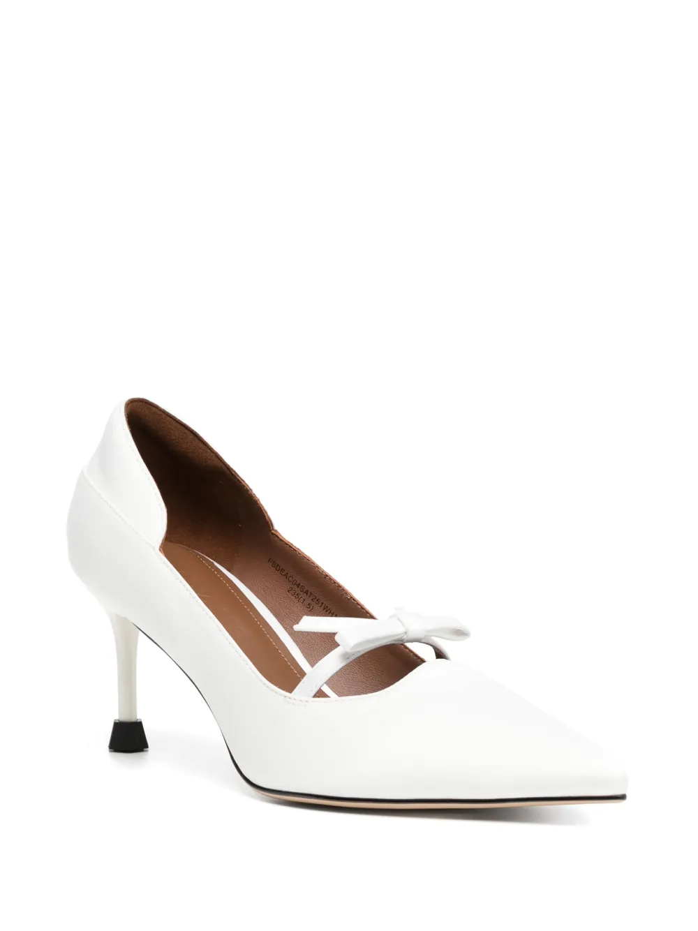 SHUSHU TONG 80mm pointed-toe pumps White