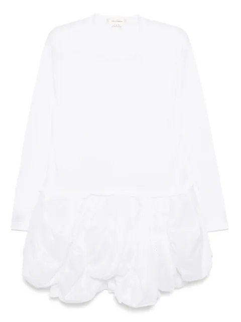 Comme Des Garçons long-sleeved ruffle dress