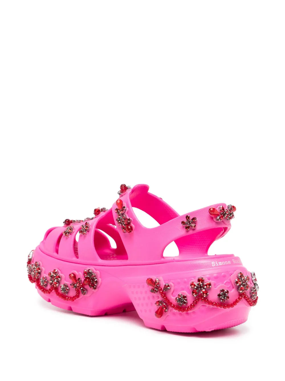 Simone Rocha x Crocs fisherman stomp loafers Pink