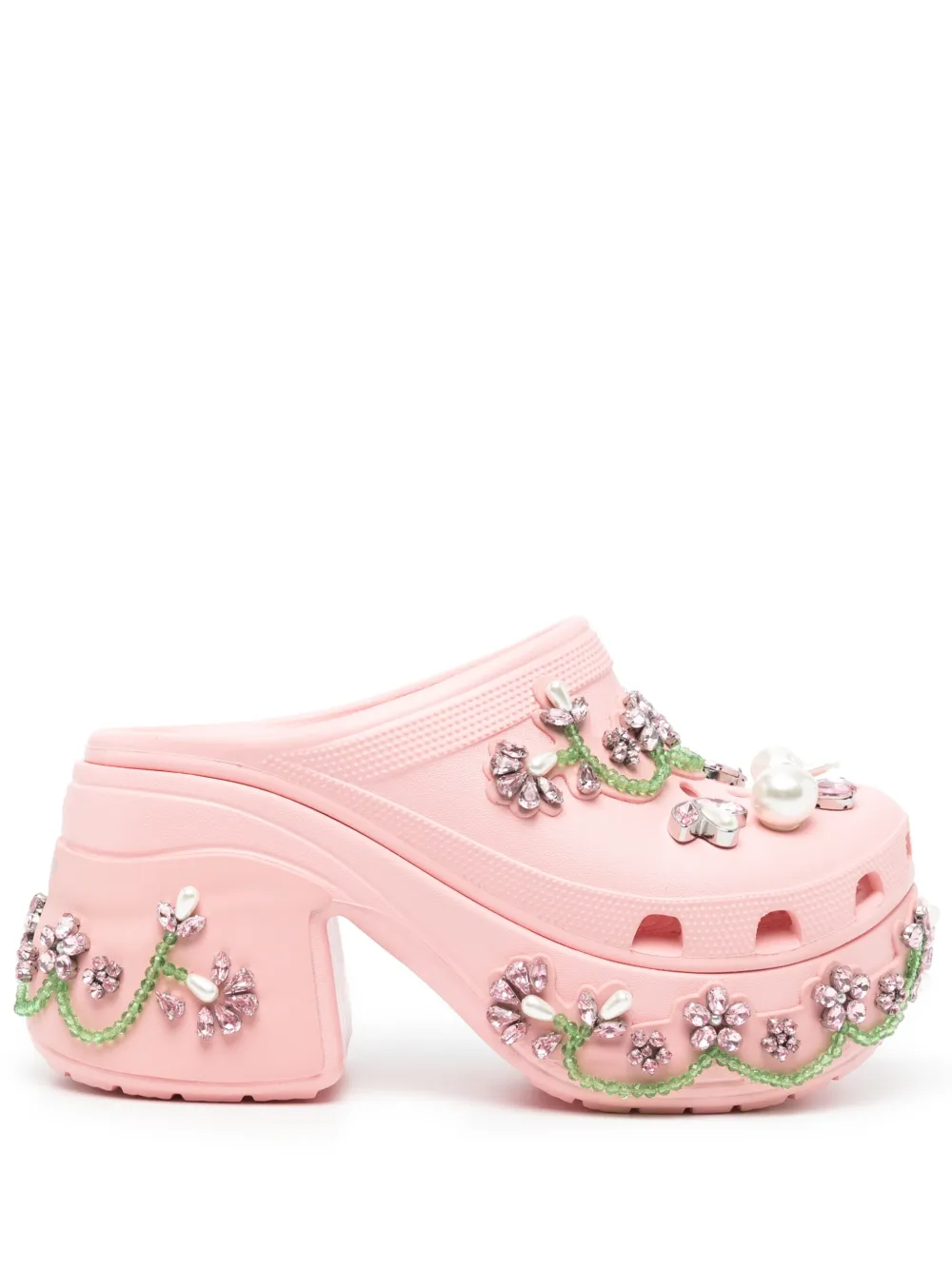 Simone Rocha x Crocs siren clogs Pink