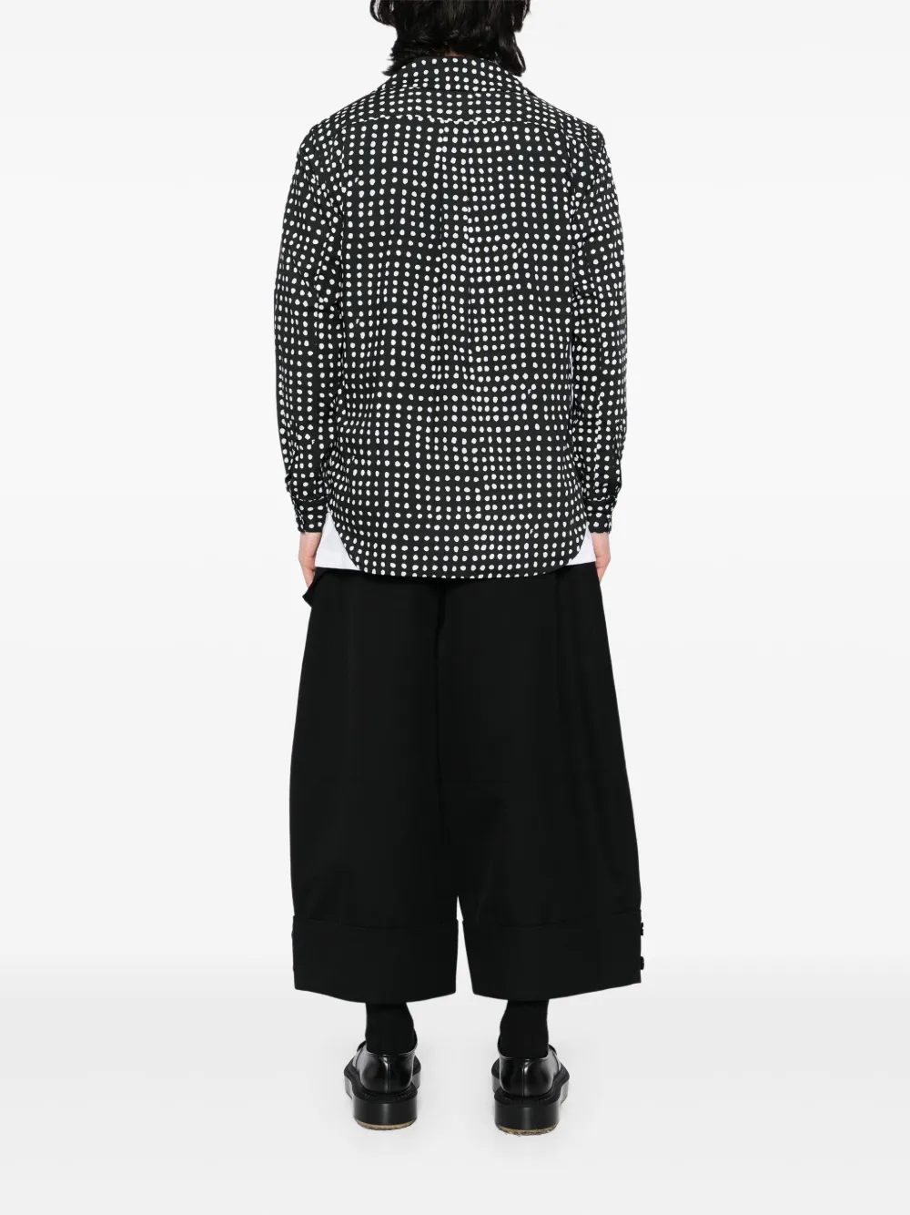Shop Black Comme Des Garçons Filip Pagowski Polka-dot Shirt