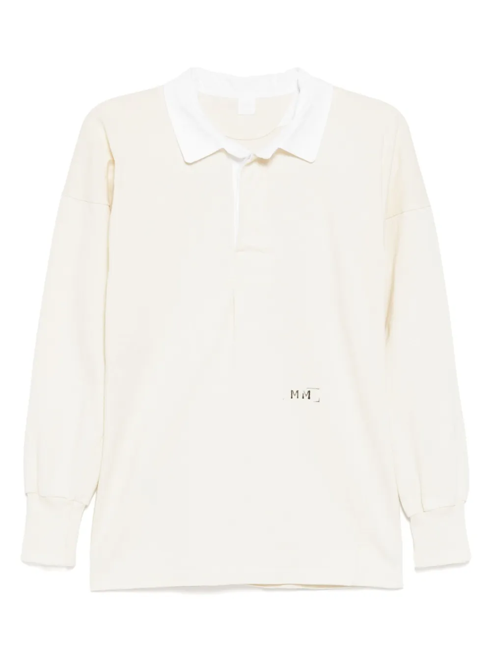 Maison Margiela Katoenen top met lange mouwen Beige