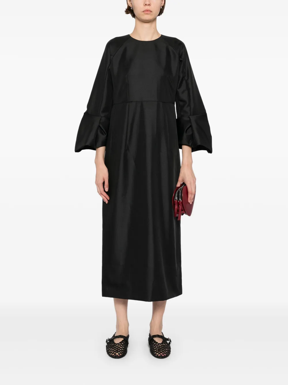 Comme Des Garçons Jurk met lange mouwen - Zwart