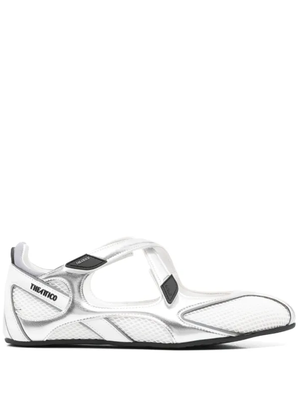 スニーカー The Attico Nomad Sneakers - Black/Silver The Attico Nomad Ballet Sneakers | FARFETCH UK