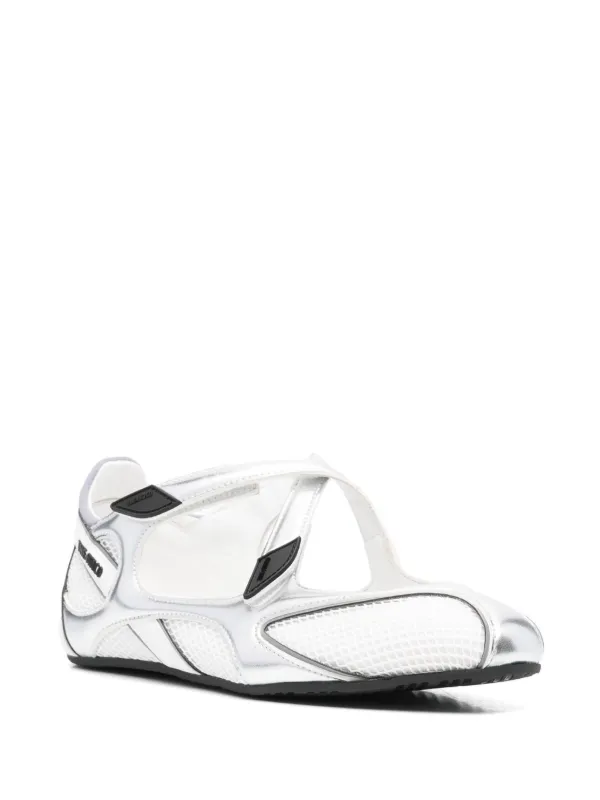 The Attico Nomad Sneakers | Silver | FARFETCH GE