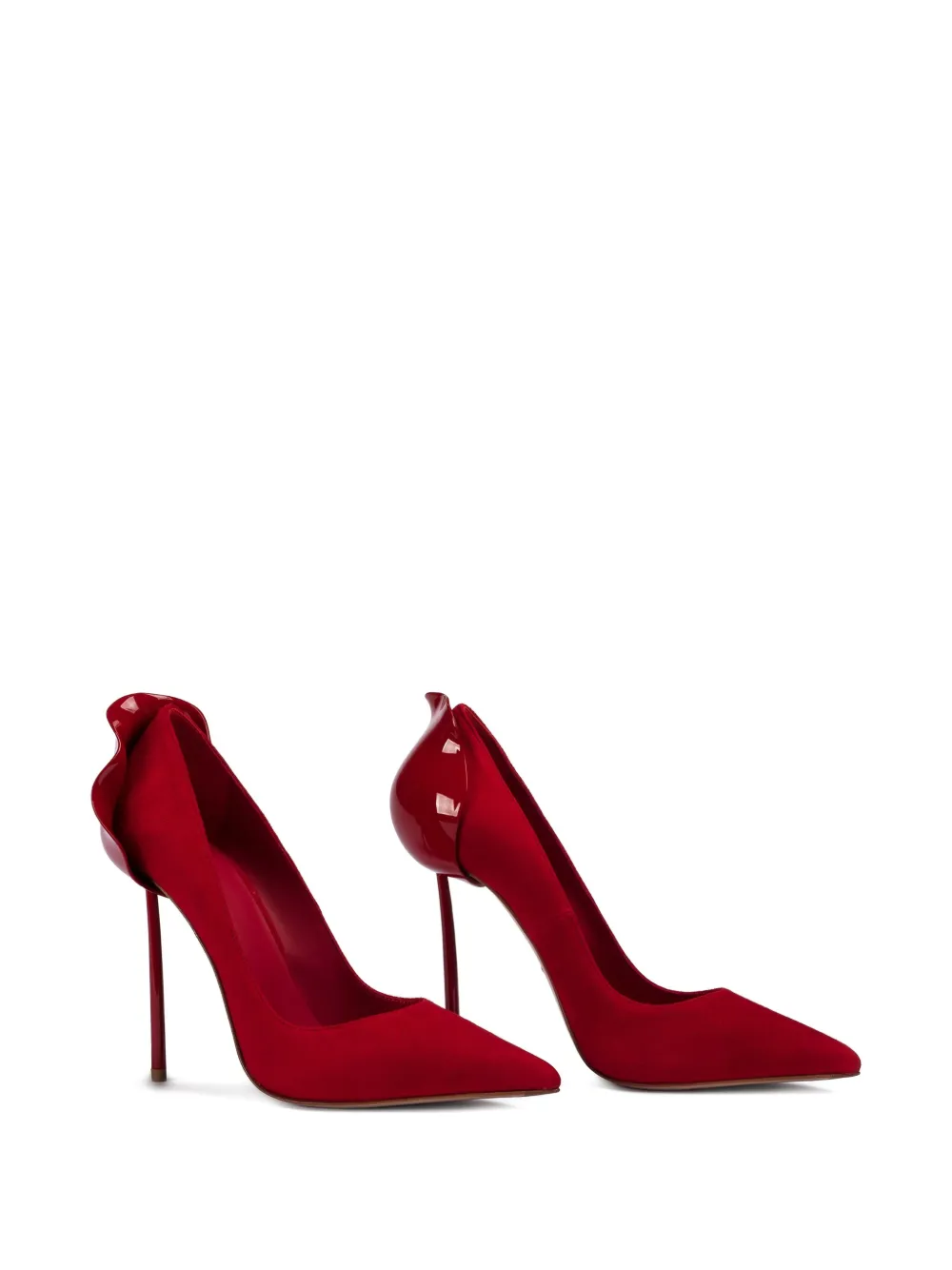 Le Silla 120mm Petalo Blooming Heart pumps - Rood
