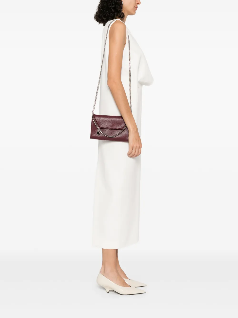 Stella McCartney Falabella kleine schoudertas Paars