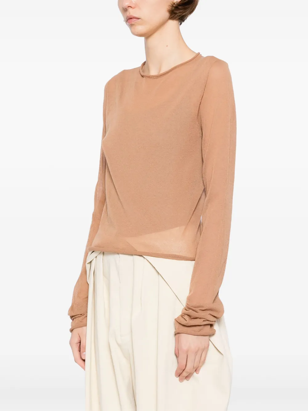 Shop Uma Wang Long-sleeve Top